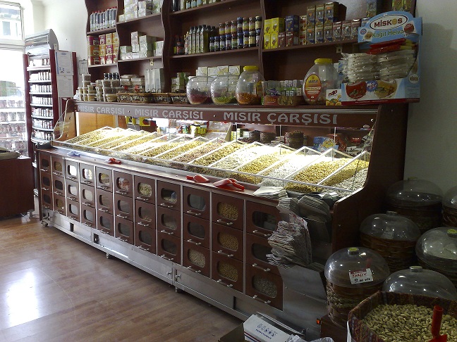 urunler Kuru Yemiş Reyonları/Duvar Tipi Kuruyemiş